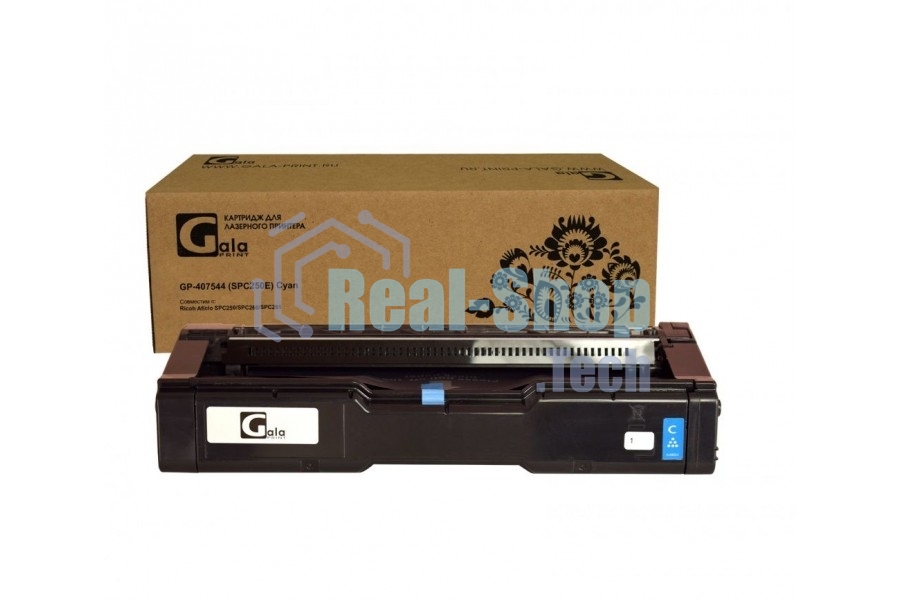 Картридж GalaPrint GP-407544 (SPC250E) голубой (1600 стр) для Ricoh Aficio SPC250/SPC260/SPC261