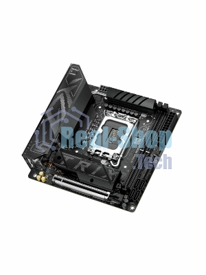 Материнская плата ASUS ROG STRIX B860-I GAMING WIFI, LGA1851, Intel B860, 2xDDR5, 4xSATA, 2xM.2, 1xPCIe 5.0 x16, 1xDP, 1xHDMI, 1xThunderbolt 4, 1x2.5Gb LAN, Wi-Fi 7, 2xUSB 2.0, 3xUSB 3.2 Gen 1, 1xUSB 3.2 Gen 2, 1xUSB 3.2 Gen 2x2, 1xUSB-C, 1xS/PDIF, 2x3.5 мм, 7.1, Mini-ITX