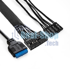 Компьютерный корпус Minitower ExeGate BAA-113U (mATX, без БП, 2хUSB+1хUSB 3.0, аудио, черный)
