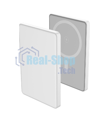 Портативный аккумулятор Aksberry (6900291910016) E501 с MagSafe 5000 mAh, серебристый