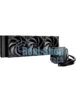 Система водяного охлаждения Deepcool Spartacus 360 ARGB Soc-AM5/AM4/1200/1700/1851 черный 4-pin 32.23dB Al LCD 2073gr Ret (R-SPT360-BKDSMP-G-1)