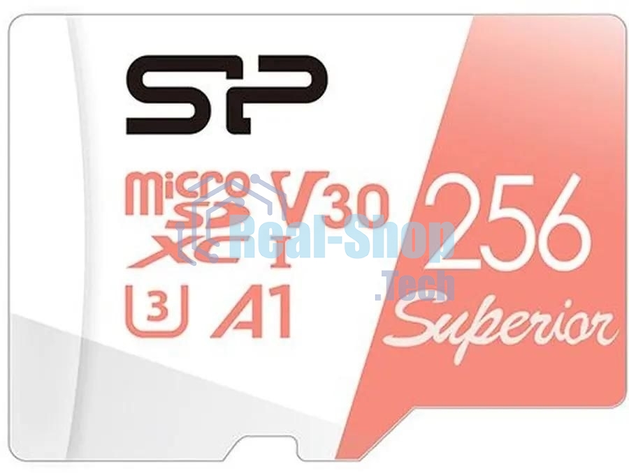 Флеш карта microSD 256Gb Silicon Power Superior A1 microSDXC Class 10 UHS-I U3 100/80 Mb/s