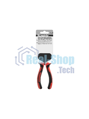 Круглогубцы Matrix 17355 NICKEL 160 мм, никелированные, двухкомпонентные рукоятки