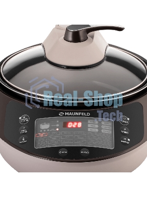 Мультиварка Maunfeld MF-1621BR коричневый/бежевый/черный, 5 л, 1600 Вт, сенсорное, 30 программ