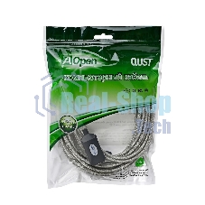 Кабель AM/AF USB2.0 10м AOpen удлинитель активный(с усилителем) USB2.0-repeater, ACU823-10M
