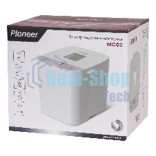Хлебопечка Pioneer MC02 белый, 600 Вт, 0.9 кг, 12 программ
