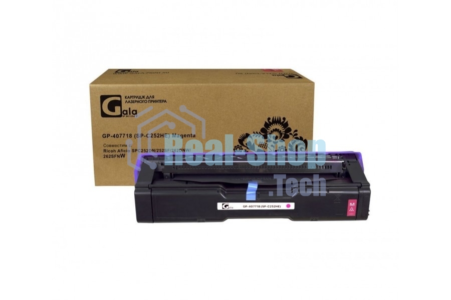 Принт-картридж GalaPrint GP-407718 (SP-C252HE) Magenta (6000 стр) для Ricoh Aficio SPC252DN/252SF/262DNW/262SFNW