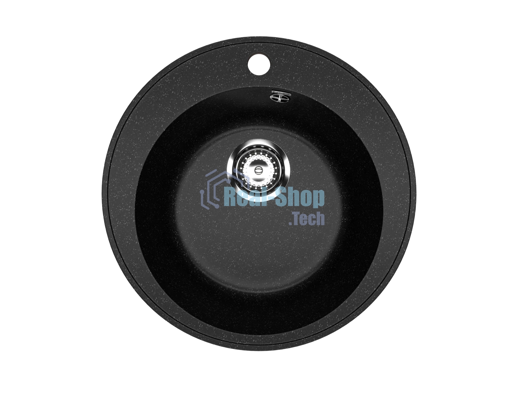 Мойка кухонная PRACTIK PR-M 475-004 черный оникс