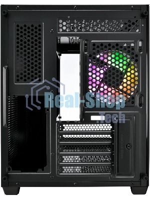 Компьютерный корпус FSP mATX Minitower S380-BA, черный