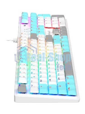 Клавиатура проводная A4Tech Bloody S510N USB белый