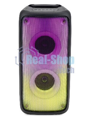 Минисистема Hyundai H-MC1230 черный 40Вт FM USB BT micro SD