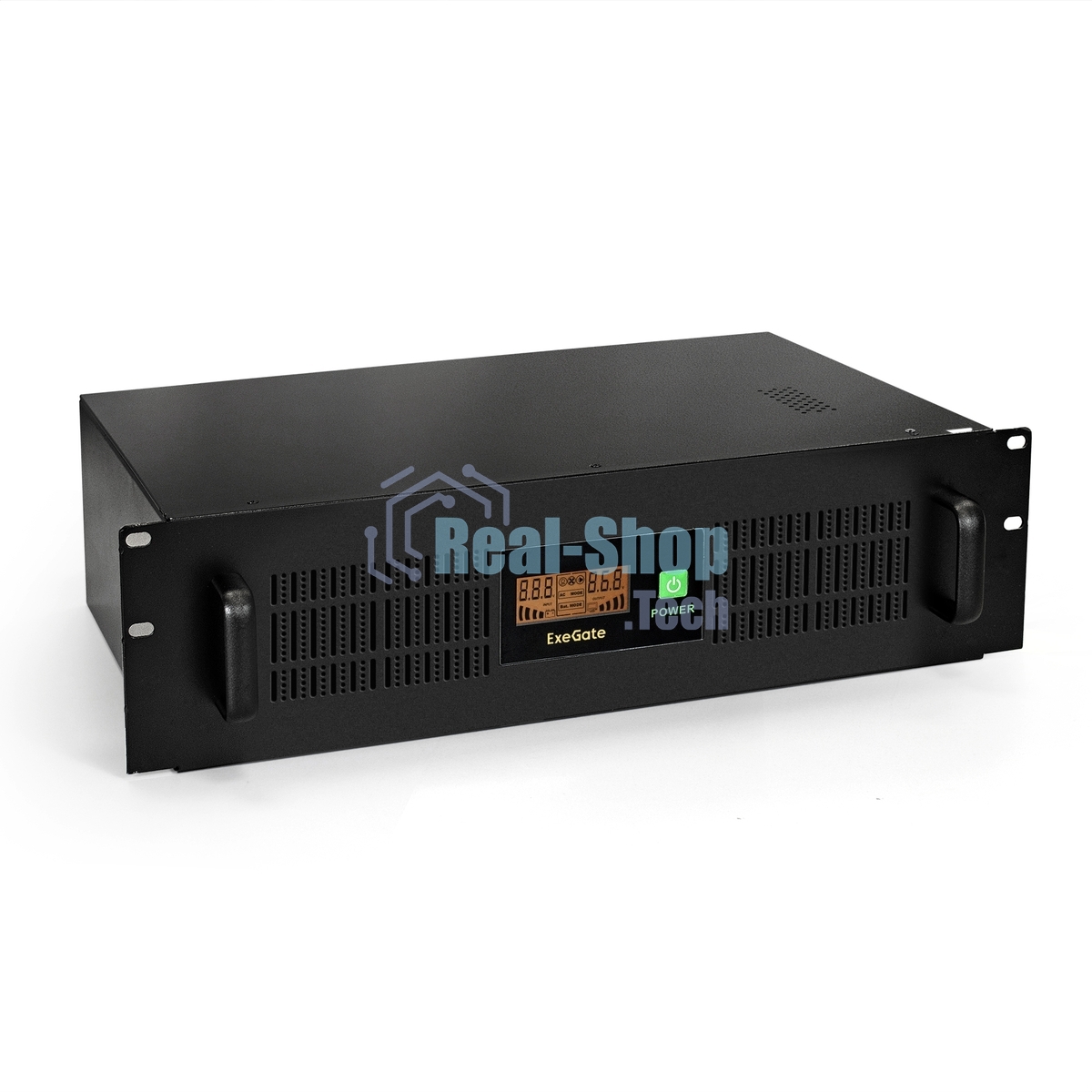 Источник бесперебойного питания ExeGate ServerRM UNL-1500.LCD.AVR.С13.RJ.USB.3U 1500VA/900W, LCD, AVR, 4*C13, RJ45/11, USB, 3U