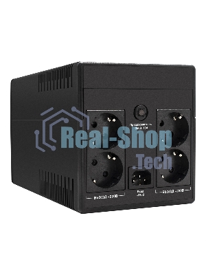Источник бесперебойного питания ExeGate SpecialPro UNB-1200.LED.AVR.EURO.RJ 1200VA/750W, LED, AVR, 4 евророзетки, RJ45/11, черный