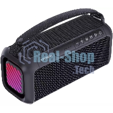 Колонка портативная Hyundai H-PS1007 черный 60W 2.0 BT 10м 2600mAh
