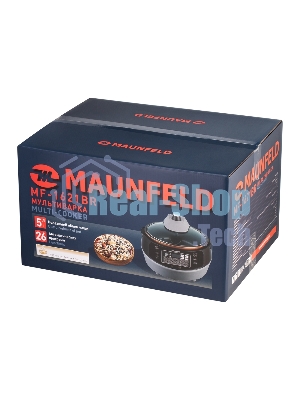 Мультиварка Maunfeld MF-1621BR коричневый/бежевый/черный, 5 л, 1600 Вт, сенсорное, 30 программ
