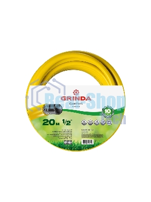 Трехслойный поливочный шланг GRINDA COMFORT 1/2