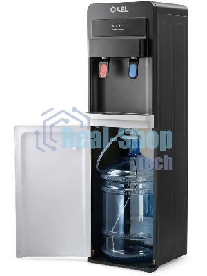 Кулер для воды AEL LD-AEL-805a, нижняя загрузка, нагрев 95 °С, охлаждение 10 °С, черный/белый
