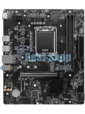 Материнская плата MSI PRO H610M-S DDR4, LGA 1700, Intel H610, 2xDDR4, 2xSATA, 1xM.2, 1xPCIe 4.0 x16, 1xPCIe 3.0 x1, 1xHDMI, 1x1Gb LAN, 4xUSB 2.0, 2xUSB 3.2 Gen 1, 3x3.5 мм, 7.1, Micro-ATX