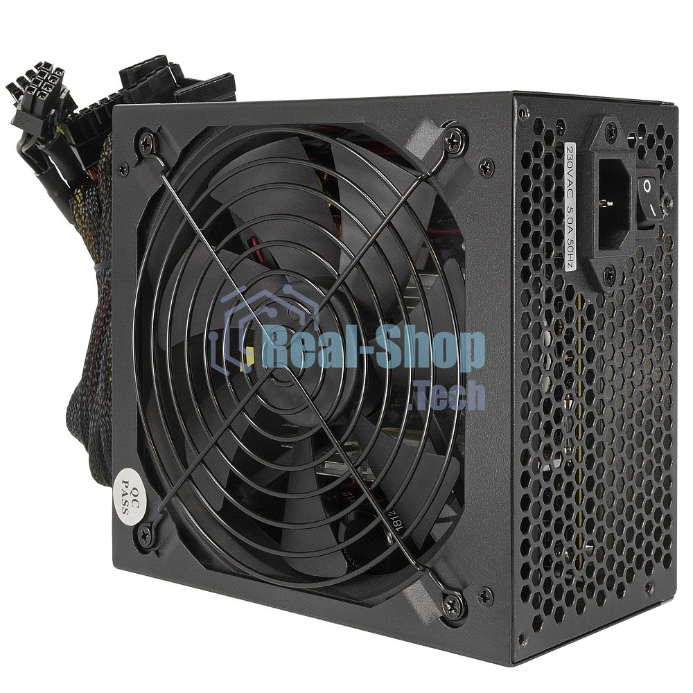 Блок питания CROWN CM-PS450W PRO OEM, 450Вт, 80 PLUS Silver, 120мм, черный