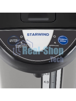 Термопот Starwind STP5741 5 л, 800 Вт, серебристый/черный