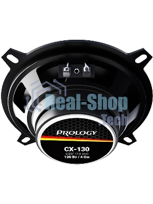 Колонки автомобильные Prology CX-130 120Вт 88дБ 4Ом 13см (5дюйм) (ком.:2кол.) коаксиальные двухполосные