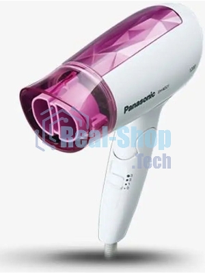 Фен Panasonic EH-ND21-P615 белый/розовый, 1200 Вт, компактный