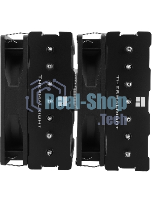 Устройство охлаждения(кулер) Thermalright Phantom Spirit 120 SE Soc-AM5/AM4/1151/1200/1700 черный 4-pin 25.6dB Al+Cu 765gr Ret (PS120-SE)