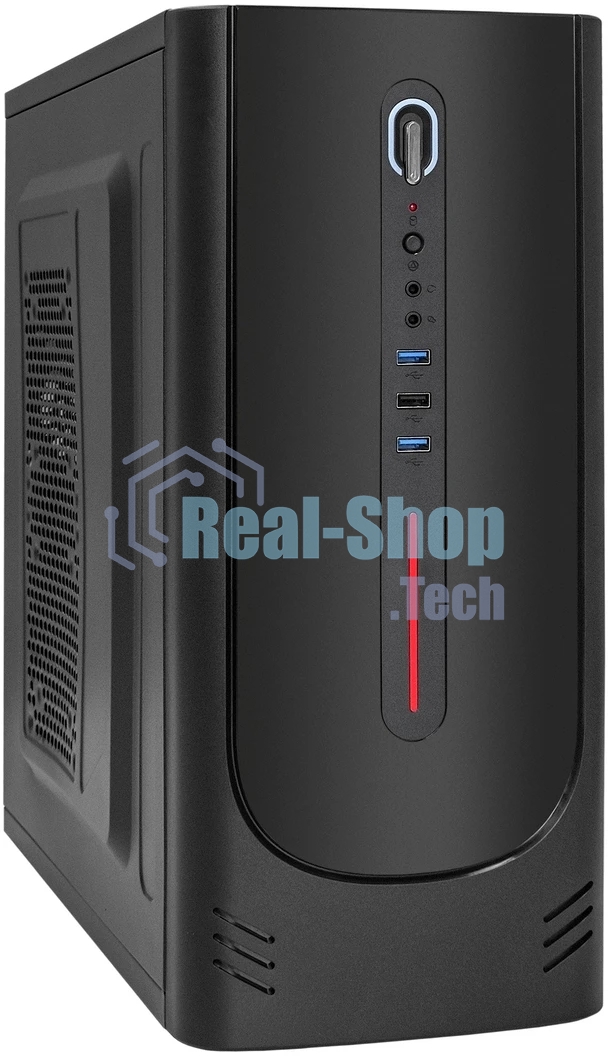 Компьютерный корпус Miditower ExeGate XP-340U-UNS350 (ATX, БП UNS350 с вент. 12см, 1хUSB/2хUSB 3.0, аудио)
