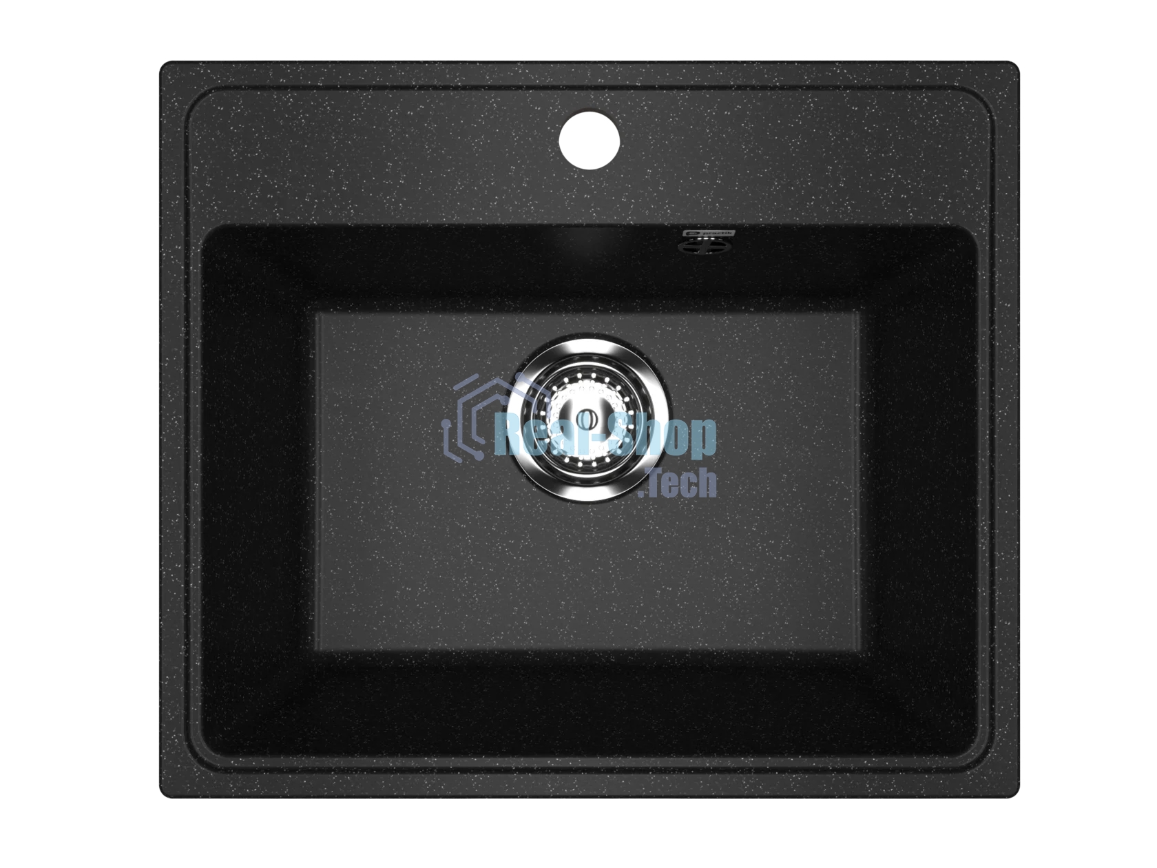 Мойка кухонная PRACTIK PR-M 490-004 черный оникс
