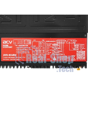 Автомагнитола ACV AVS-824BW, 1 DIN, Bluetooth, USB Type-A, AUX