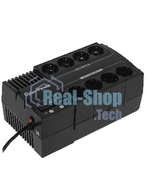 Источник бесперебойного питания CyberPower BS850E NEW/850 ВА/480 Вт/8 х CEE 7 (евророзетка)