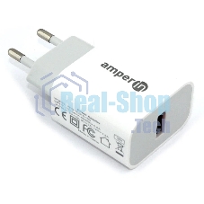 Блок питания (сетевой адаптер) Amperin USB-A, USB-C (YDS-TC045-011PK) 45W, белый