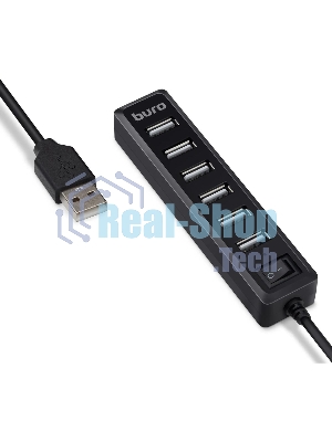 USB-концентратор Buro BU-HUB7-1.0-U2.0, USB 2.0, USB 7 портов, USB
