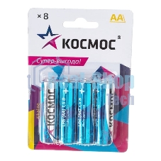 Элемент питания Космос алкалиновый AA/LR06 BP-8 (блист.8шт)