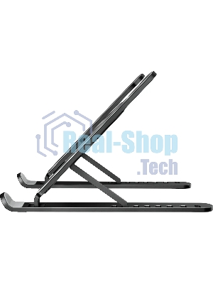 Подставка для ноутбука Buro BU-LS100 260x20x60мм 220г пластик ABS черный