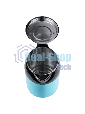 Чайник электрический BBK EK1709P черный/бирюзовый