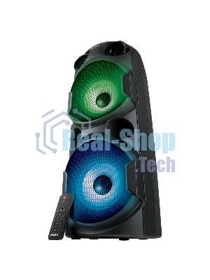 Колонка АС SVEN PS-750, черный (80 Вт, TWS, Bluetooth, FM, USB, microSD, LED-дисплей, 2х4400мА*ч)