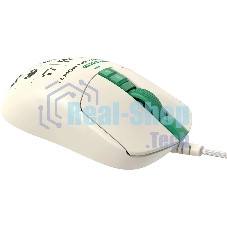 Мышь проводная A4Tech Bloody W72 Ultra Pixels Green рисунок/бежевый/зеленый, 20000 dpi, USB, кнопки - 7
