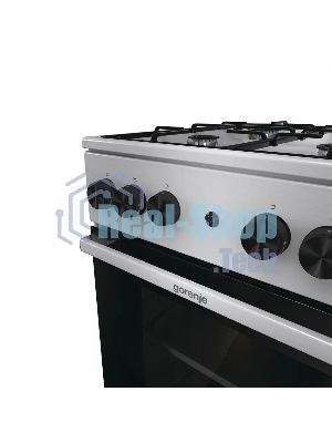 Плита газовая Gorenje GGI5A21XJ серебристый, конфорок 4 газовых, духовка 61 л, 50 см x 85 см x 59.4 см
