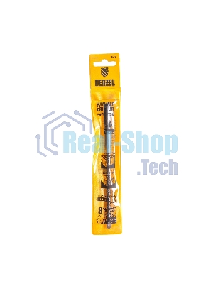 Бур по бетону Denzel двойная спираль, Cobalt W-tip, 6x160 мм, SDS PLUS