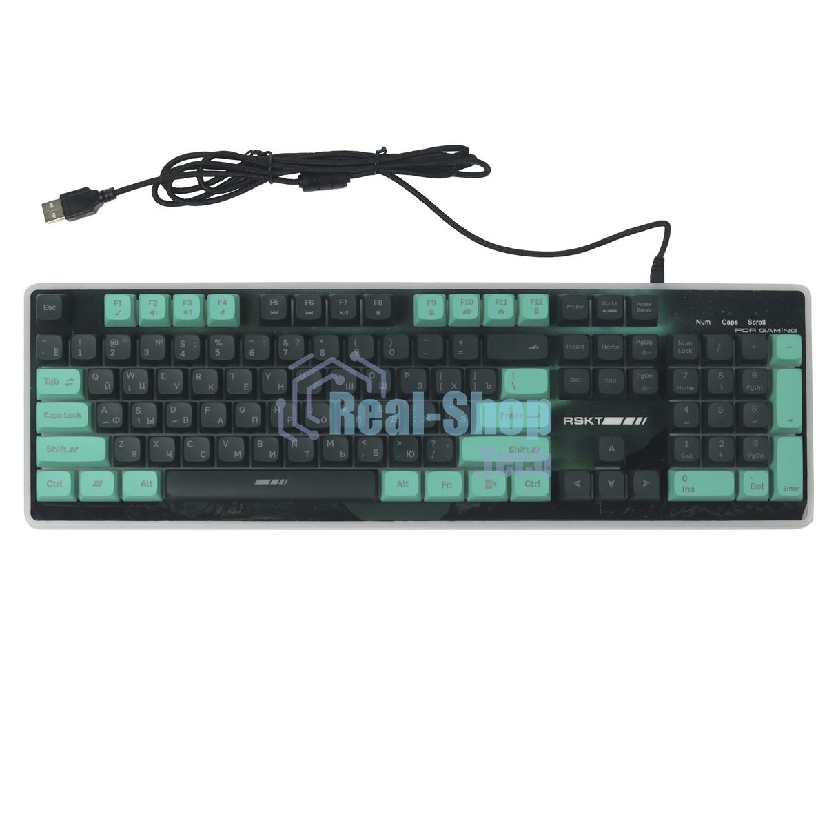 Клавиатура Raskat KG002 проводная, USB Type-A, чёрный