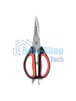 Ножницы LARA LR05-94 BLISTER 24,5 см 8 в 1 прорезиненные ручки, сверхострая заточка, нержавеющая сталь