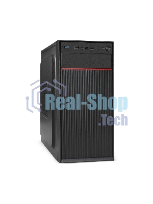 Компьютерный корпус Minitower ExeGate BAA-113-AAA350 (mATX, БП AAA350 с вент. 8см, 2*USB, аудио, черный)