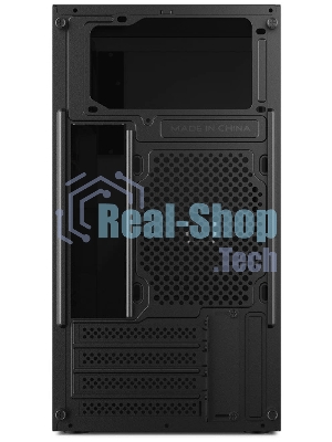 Компьютерный корпус CBR mATX Minitower V867, без БП, 1хUSB 3.0, 2хUSB 2.0, HD Audio+Mic, Rainbow Fan, Black PCC-MATX-V867-WPSU
