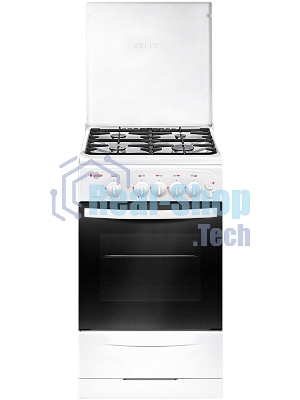 Плита газовая Gefest CG 50M04 K73 белый, конфорок 4 шт, духовка 42 л, 50 см x 85 см x 57 см