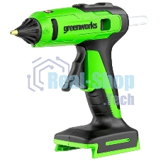 Пистолет клеевой аккумуляторный GreenWorks G24GLG, 24V, 11 мм, без АКБ и ЗУ (3502207)