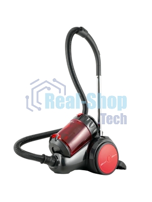 Пылесос Centek CT-2524 черный/красный, 420/2300 Вт, уборка сухая, пылесборник контейнер 2 л