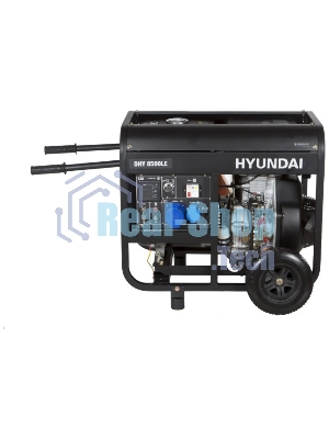 Электрогенератор дизельный Hyundai DHY 8500LE, 7.2 кВт, 79 дБ, 116 кг