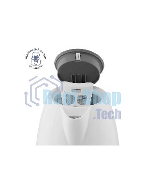 Чайник электрический Scarlett SC-EK18P49 1.7 л, 2200 Вт, белый/серый (корпус: пластик)
