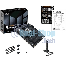 Материнская плата ASUS TUF GAMING X870E-PLUS WIFI7, AM5, AMD X870E, 4xDDR5, 4xSATA, 4xM.2, 1xPCIe 5.0 x16, 1xPCIe 4.0 x4, 1xPCIe 3.0 x1, 1xHDMI, 1x2.5Gb LAN, Wi-Fi 7, Bluetooth 5.4, 2xUSB-C 40Gbps, 3xUSB-A 10Gbps, 4xUSB-A 5Gbps, 4xUSB-A 2.0, 3x3.5 мм, 7.1, ATX